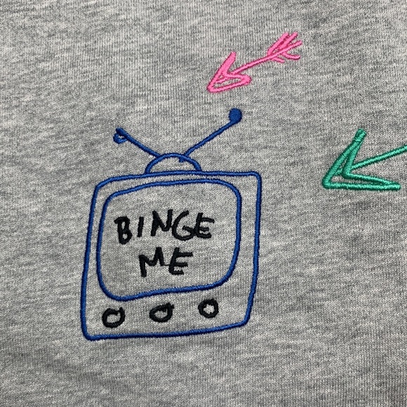 Bloomie's X but Like Maybe? Unisex Doodle Sweatshirt - 100% Exclusive Size S - Picture 5 of 10